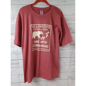 Yellowstone National Park Bear Shirt Hike With Companions That You Can Outrun M